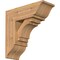 Ekena Millwork Merced Traditional Smooth Bracket w/ Offset Brace, Western Red Cedar, 7 1/2"W x 20"D x 20"H BKT0806X20X20MRC01SWR - alternate 1